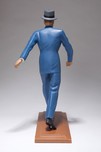 American Art Deco Shoe Advertising Character - Stylish Metal Figure